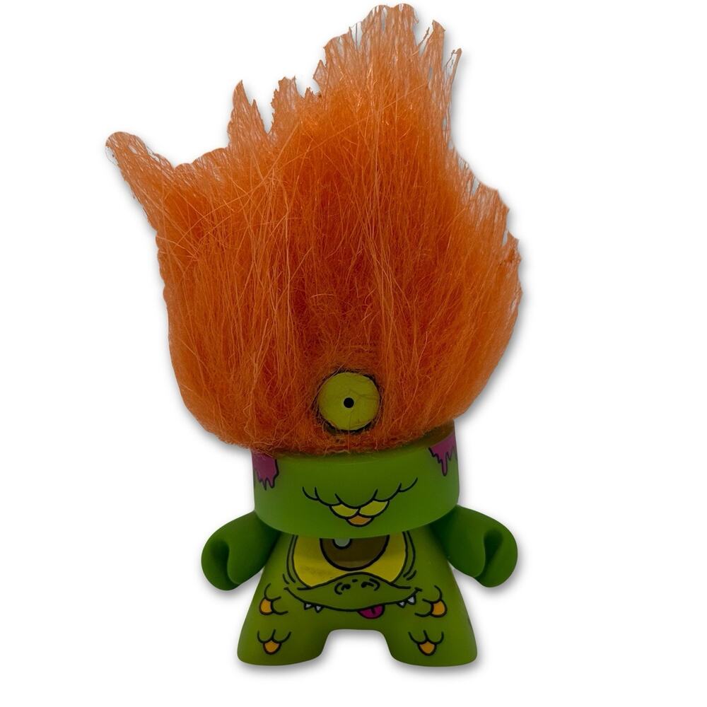 Kidrobot Fatcap Series 3 MCA Evil Design 3in Vinyl Figure Orange Hair Troll Graf